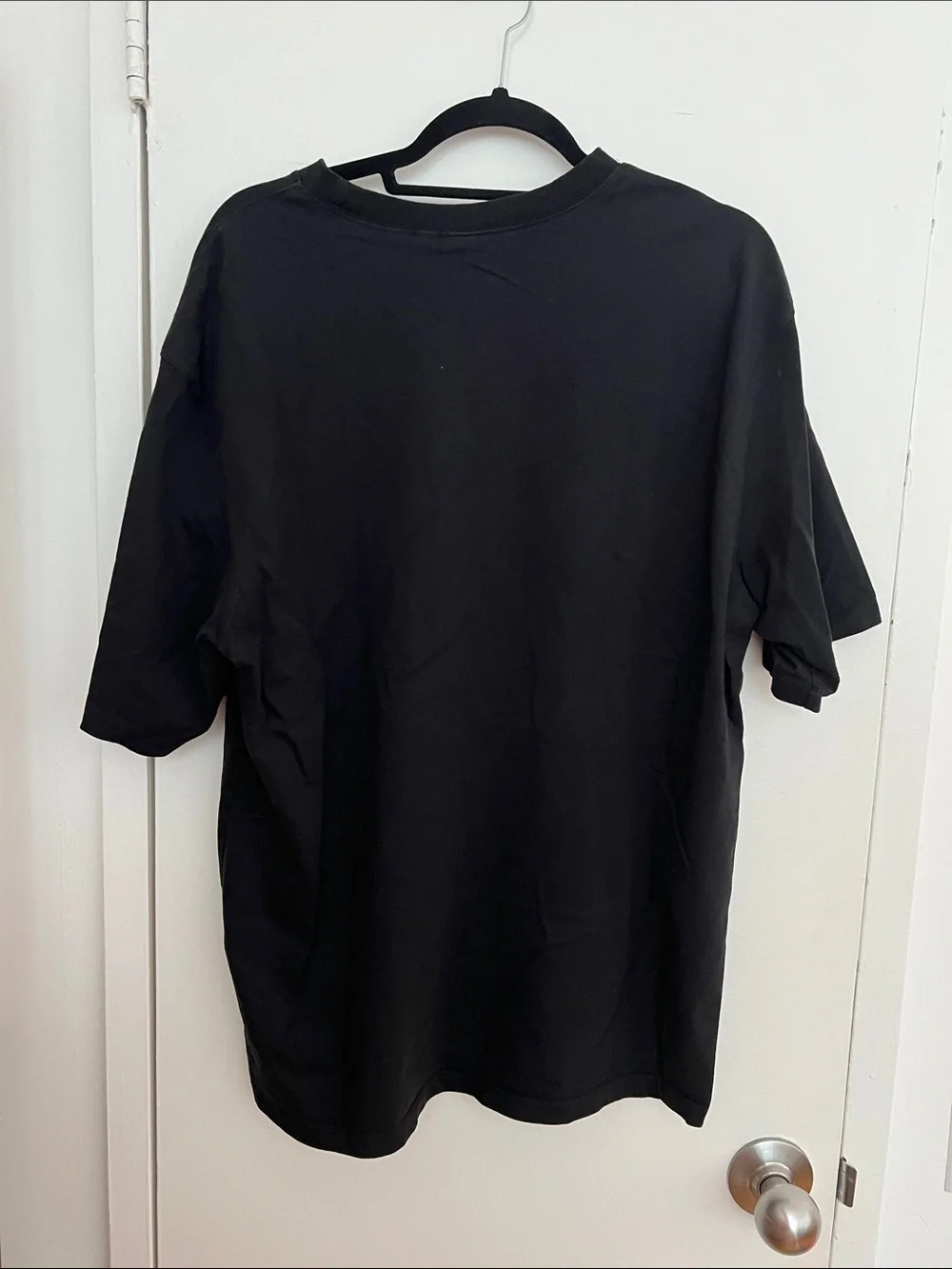 adidas Black Trefoil Small Logo Short Sleeve Tee